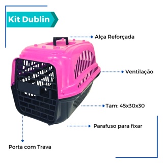 Kit Completo C/ Caixa de Transporte N1 + Tapete Higienico Grande + Cama de Cachorro (5)