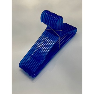 Kit 50 Cabides Adulto Azul Acrilico (2)