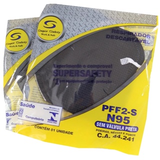 Mascara Pff2 N95 Elástico Na Orelha Super Safety ( Kit 10 Pecas ) (3)