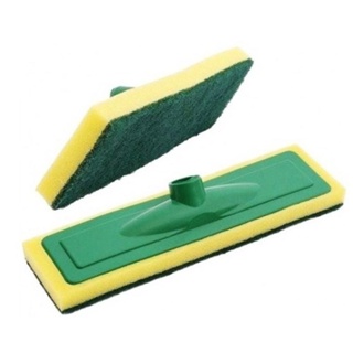 Limpa Azulejo, Esfregão Mop Abrasivo Para Limpeza Pesada - Sem Cabo (1)