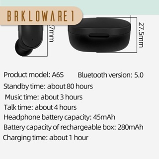 【SportHD】A6S airdots fones de ouvido Bluetooth para Xiaomi airdots telefone android ios fones de ouvido sem fio fone (6)