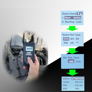 Hantek 6 V 12 V 24 V Lcd Digital Verificador Da Bateria Do Veículo Automotivo Testador De Bateria De Carro Ferramenta De Diagnóstico Digital Tester (4)