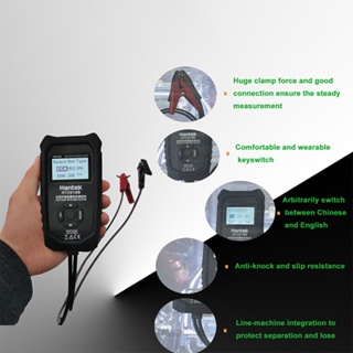 Hantek 6 V 12 V 24 V Lcd Digital Verificador Da Bateria Do Veículo Automotivo Testador De Bateria De Carro Ferramenta De Diagnóstico Digital Tester (3)