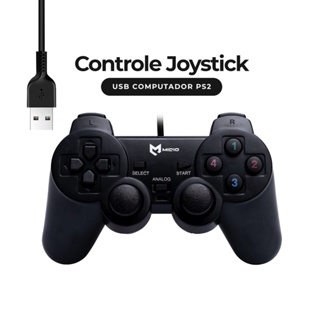 Controle Com Entrada Usb Joystick Games Computador E Console (1)